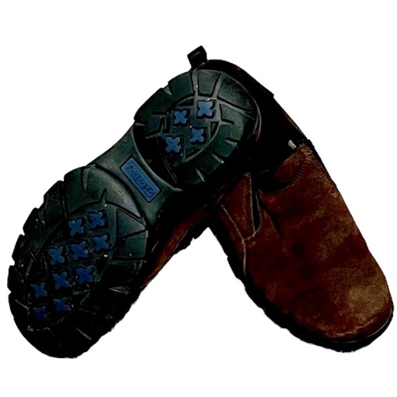 Lands End Men’s Suede Hiking Trail Walking Slip-on Shoes US Size 10 D #86169 - Picture 7 of 8